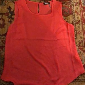 Red Pink 🍊 Blouse DKNY BRAND NEW